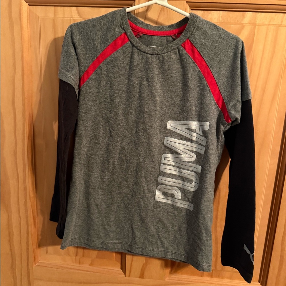 Like New, Boys Size 7 Long Sleeve Puma Shirt